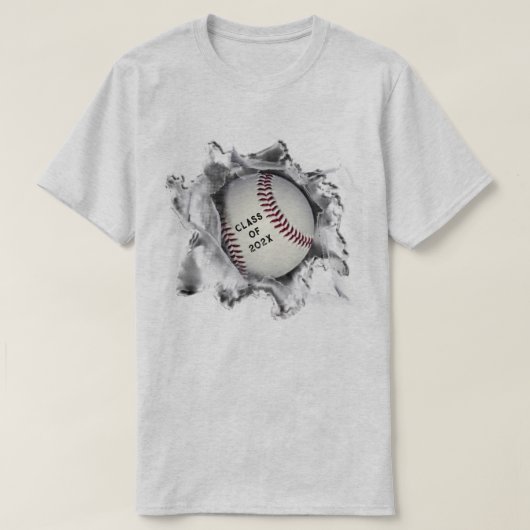 Honkbal Afstuderen Gift T-shirt (Design voorkant)