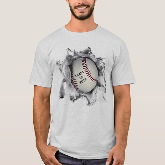 Honkbal Afstuderen Gift T-shirt (Voorkant)