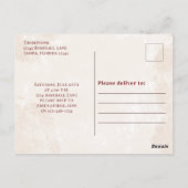 honkbal All Star Simple Birthday Party Briefkaart (Achterkant)