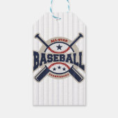 Honkbal All Star Team Sport Verjaardagsfeest Cadeaulabel (Achterkant)