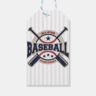 Honkbal All Star Team Sport Verjaardagsfeestje Cadeaulabel