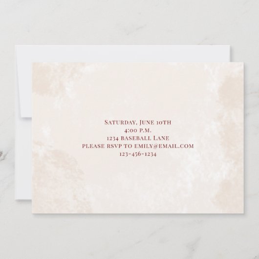  honkbal alle sterren kaart (Achterkant)