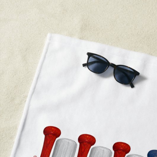 Honkbal Amerika (USA) Strandlaken (In situ)