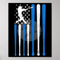 honkbal Amerikaanse vlag honkbal geesten