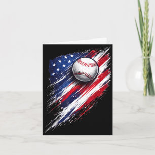Honkbal amerikaanse vlag jongens meisjes mannen vr kaart