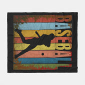 HONKBAL ANTIQUARISCH FLEECE DEKEN (Voorkant (Horizontaal))