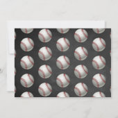 Honkbal Any Age Verjaardag Foto Bedankkaart (Achterkant)