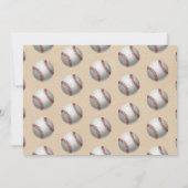 Honkbal Any Age Verjaardag Foto Bedankkaart (Achterkant)