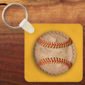 Honkbal Appeltaart Sleutelhanger (Voorkant)