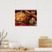 HONKBAL APPLE PIE ART POSTER (Keuken)