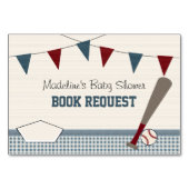 HONKBAL BABY SHOWER BOEK AANVRAAG KAART (Achterkant)