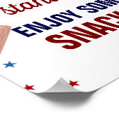 Honkbal Baby shower Concessie Stand Teken Sport Poster (Hoek)