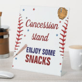 Honkbal Baby shower Concessie Stand Teken Sport Reclamebord Met Voetstuk (Insitu)