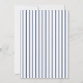 Honkbal Baby shower Dank je wel briefje met gedich Kaart (Achterkant)