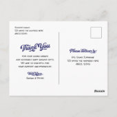 Honkbal, Baby shower dank u briefkaart (Achterkant)