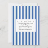 Honkbal baby shower jongen uitnodiging (Achterkant)