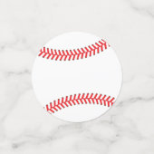 Honkbal Baby shower Little Slugger Confetti (Kleine voorkant)