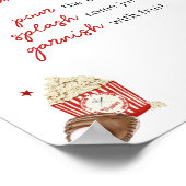 Honkbal Baby shower Moeder Osa Bar Poster (Hoek)