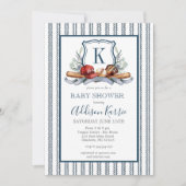 Honkbal Baby shower uitnodiging (Voorkant)