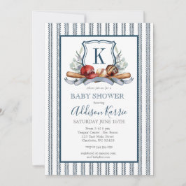 Honkbal Baby shower uitnodiging