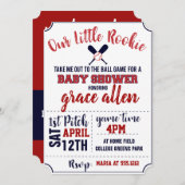 HONKBAL BABY SHOWER UITNODIGING (Voorkant / Achterkant)