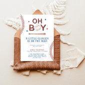 Honkbal Baby shower Uitnodiging | Jongen Baby show