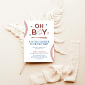 Honkbal Baby shower Uitnodiging | Jongen Baby show