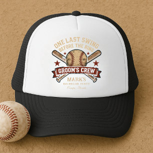 Honkbal Bachelor Party Laatste Swing Trucker Pet