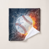 honkbal bad handdoek (Wasdoekje)