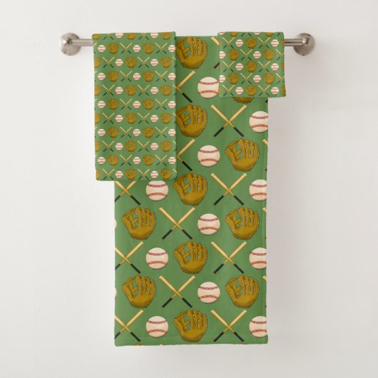 Honkbal badhanddoekenset bad handdoek (Insitu)