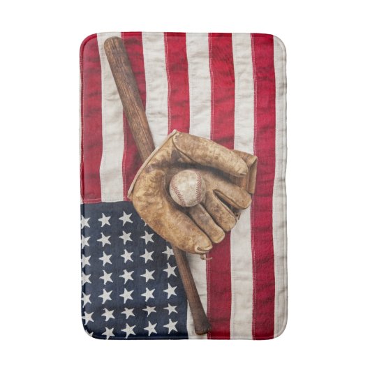  honkbal badmat (Voorkant Verticaal)