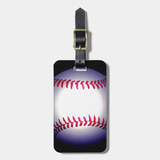 Honkbal Bagagelabel (Voorkant verticaal)