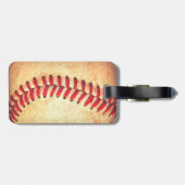  honkbal bagagelabel (Achterkant horizontaal)