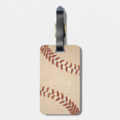 honkbal  bagagelabel (Achterkant verticaal)