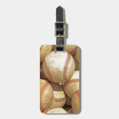 Honkbal Bagagelabel (Voorkant verticaal)