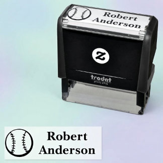 Honkbal Bal Naam Stempel