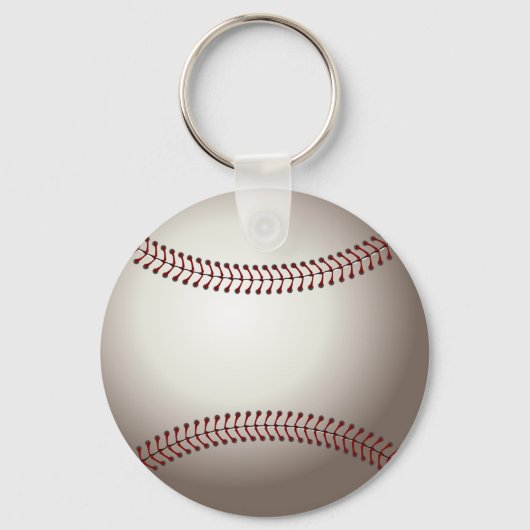 honkbal (bal) sleutelhanger (Voorkant)