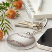 Honkbal (bal) sleutelhanger (Voorkant Rechts)