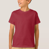 Honkbal Bal Speler Silhouet Naam Nummer T-shirt (Voorkant)