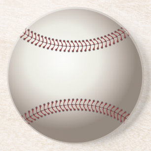 honkbal (bal) zandsteen onderzetter