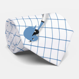 Honkbal Ball Helm Blauw Check stropdas