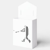 HONKBAL BAR CODE Sportspeler Patroon Ontwerp Bedankdoosjes (Geopend)