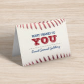 Honkbal Bar Mitzvah Dank u Nota Bedankkaart