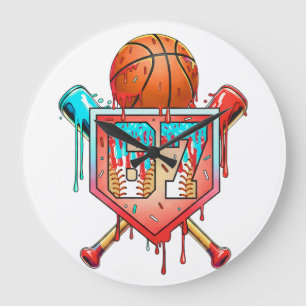 Honkbal Basketbal Jersey Nummer 67 Drip Sport Grote Klok