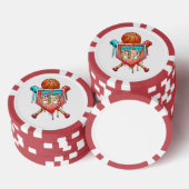 Honkbal Basketbal Jersey Nummer 67 Drip Sport Poker Chips (Opstapeling)