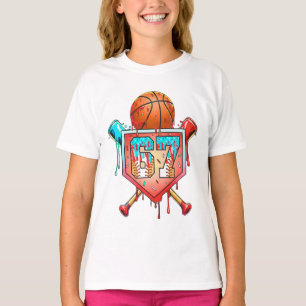 Honkbal Basketbal Jersey Nummer 67 Drip Sport T-shirt