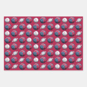 Honkbal Basketbal Voetbal Inpakpapier Vel (Voorkant 3)