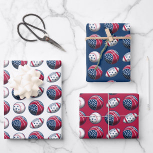 Honkbal Basketbal Voetbal Inpakpapier Vel