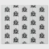 Honkbal Batter Verjaardag Wrapping Papier (Vlak)