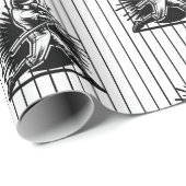 Honkbal Batter Verjaardag Wrapping Papier (Rol Hoek)